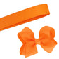 5 Yards Solid Tangerine Orange Ribbon Yardage DIY Crafts Bows Décor USA