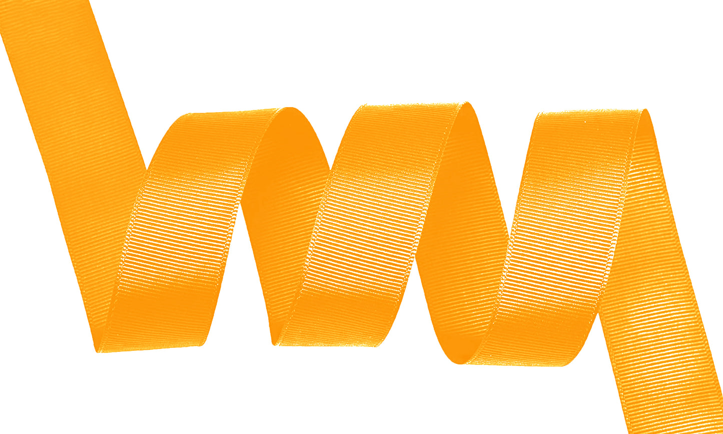 5 Yards Solid Golden Yellow Ribbon Yardage DIY Crafts Bows Décor USA